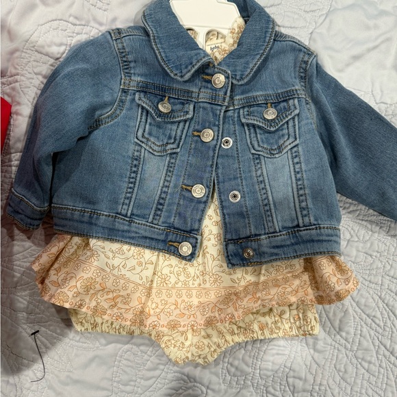 Baby Bgosh Other - Baby Bgosh Denim Blue Kids Jacket and dress set